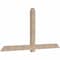 Ekena Millwork Eugene Smooth Timber Gable Bracket, Douglas Fir, 96"W x 48"H x 3 1/2"D x 5 1/2"F, 12/12 Pitch GBW096X48X0406EUG00SDF - alternate 3
